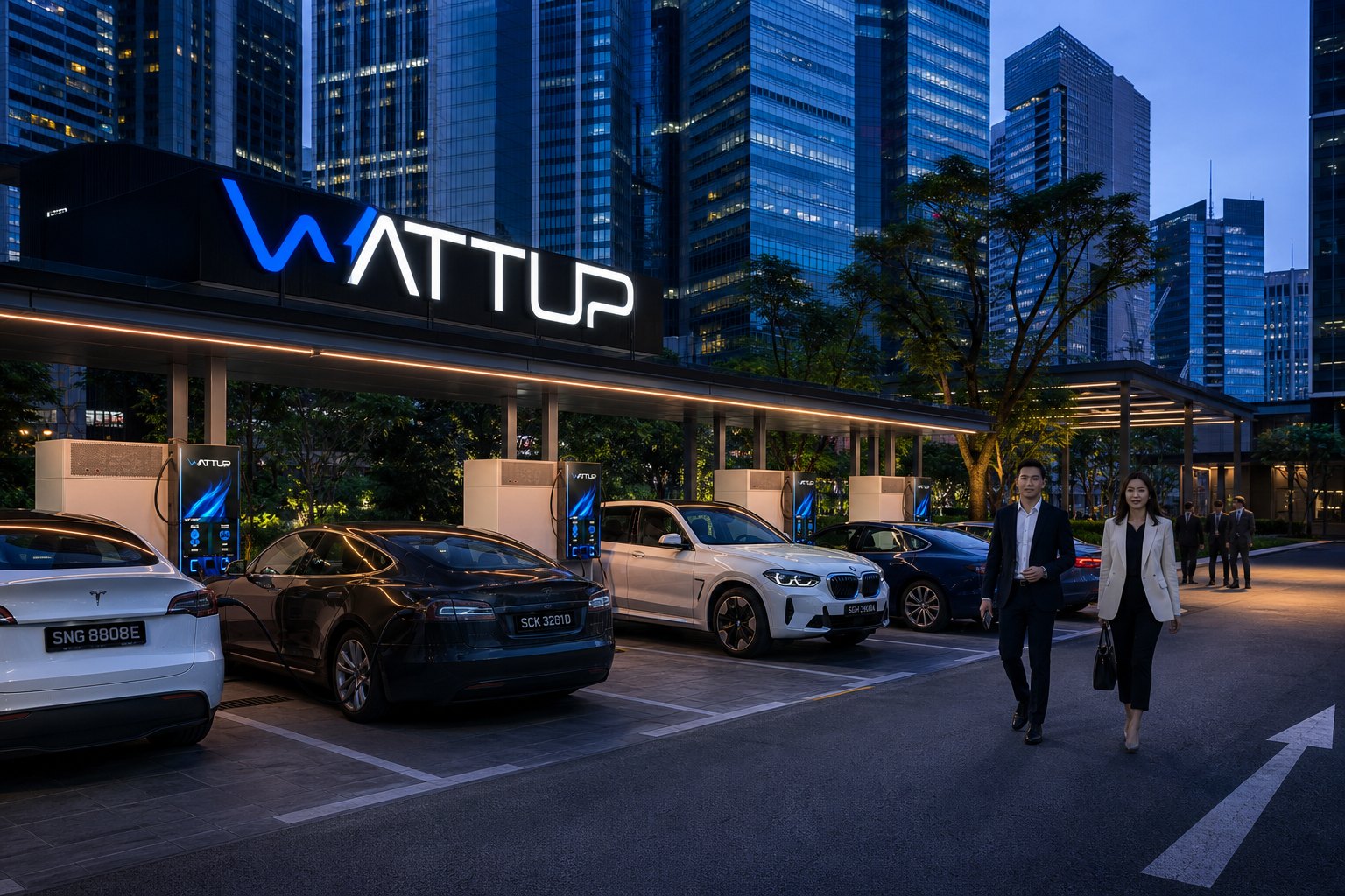 Singapore skyline representing WattUp APAC’s regional headquarters and operating base.